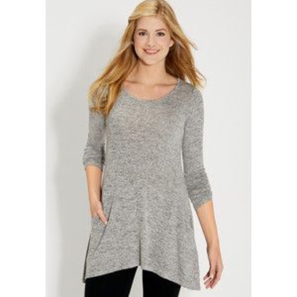 Maurices Gray Tunic top with pockets